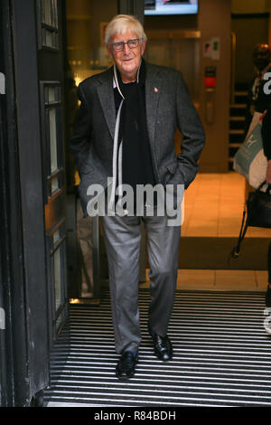 Michael Parkinson promoting his new book 'George Best: A Memoir' at BBC Radio Two Studios - London  Featuring: Michael Parkinson Where: London, United Kingdom When: 12 Nov 2018 Credit: WENN.com Stock Photo