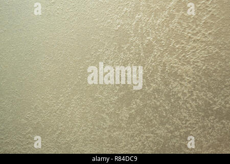 white Structural plaster on black wall Stock Photo