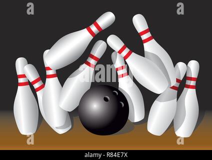 bowling Stock Vector