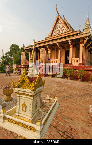 chinese new year in Wat Phnom in Phonm Penh, Cambodia Stock Photo