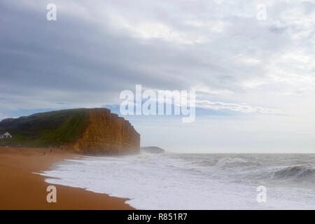 West Bay, also known as Bridport Harbour, Dorset, England Stock Photo