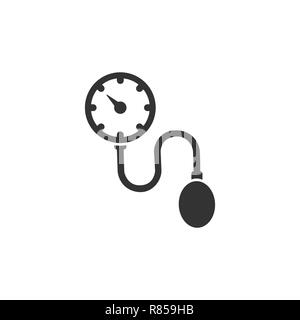 Medical tonometer icon on a white background. Blood pressure check. Vector illustration Stock Vector
