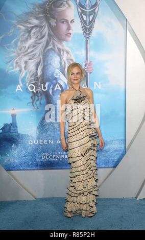 Hollywood, California, USA. 12th Dec, 2018. Nicole Kidman, at Premiere Of Warner Bros. Pictures' 'Aquaman' at The TCL Chinese Theater in Hollywood, California on December 12, 2018. Credit: Faye Sadou/Media Punch/Alamy Live News Stock Photo