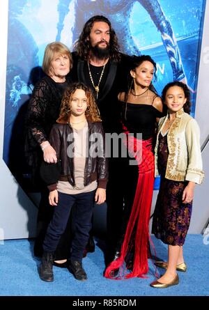 Lola lolani Momoa, Jason Momoa, Nakoa Wolf Momoa, Coni Momoa arrives at