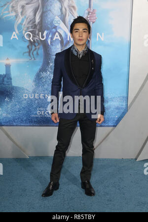 HOLLYWOOD, CA - DECEMBER 12: Ludi Lim, at Premiere Of Warner Bros. Pictures' 'Aquaman' at The TCL Chinese Theater in Hollywood, California on December 12, 2018. Credit: Faye Sadou/MediaPunch Stock Photo