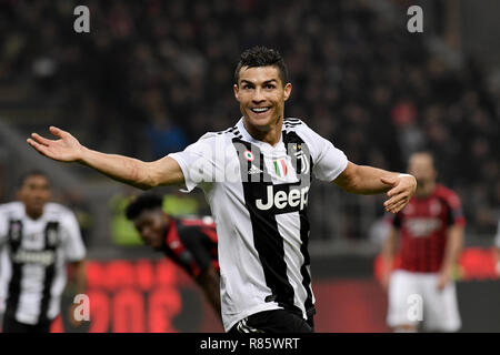 Turin, Italy. 11th Nov, 2018. football, Serie A TIM championship 2018-19 MILAN vs Juventus 0-2 in the picture: CRISTIANO RONALDO, CR7 Credit: Independent Photo Agency/Alamy Live News Stock Photo