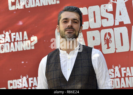 Photocall for 'Cosa Fai A Capodanno?' at the Palazzo Dama in Rome, Italy.  Featuring: Luca Argentero Where: Rome, Lazio, Italy When: 12 Nov 2018 Credit: IPA/WENN.com  **Only available for publication in UK, USA, Germany, Austria, Switzerland** Stock Photo