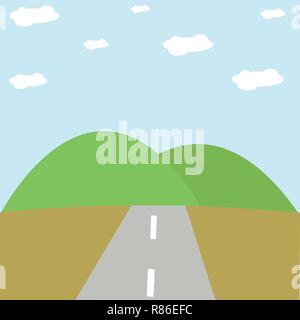 illustraton of mountain Stock Vector