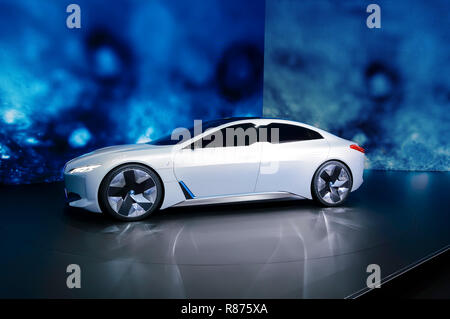 FRANKFURT - SEP 2017: BMW i Vision Dynamics electric car at IAA International Frankfurt Motor Show Stock Photo