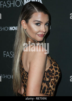 HOLLYWOOD, LOS ANGELES, CA, USA - NOVEMBER 14: Emily Sears at the Fashion Nova x Cardi B Collaboration Launch Event held at Boulevard3 on November 14, 2018 in Hollywood, Los Angeles, California, United States. (Photo by Xavier Collin/Image Press Agency) Stock Photo