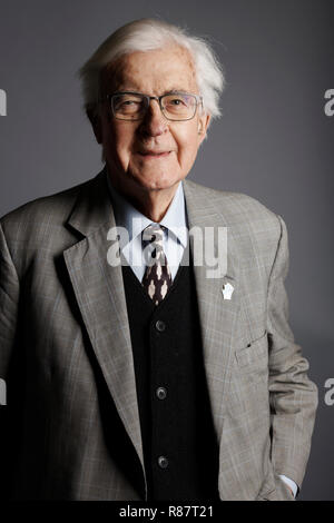 Kenneth Baker at The Oldie Literary Lunch 11/12/18 Stock Photo