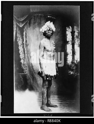 Captain John, Paiute Indian, full-length portrait, standing, facing slightly right Stock Photo