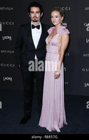 LOS ANGELES, CA, USA - NOVEMBER 03: Damien Chazelle, Olivia Hamilton at the 2018 LACMA Art + Film Gala held at the Los Angeles County Museum of Art on November 3, 2018 in Los Angeles, California, United States. (Photo by Xavier Collin/Image Press Agency) Stock Photo