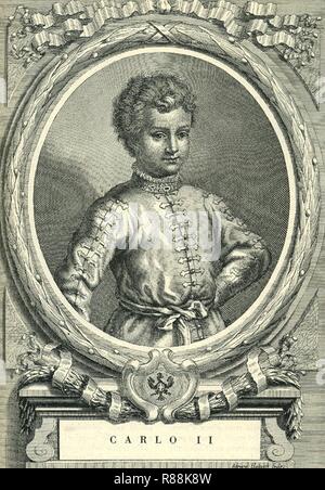 Carlo II di Savoia. Stock Photo