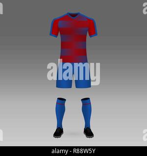 Realistic soccer shirt Roma, jersey template for football kit. Vector  illustration Stock Vector Image & Art - Alamy