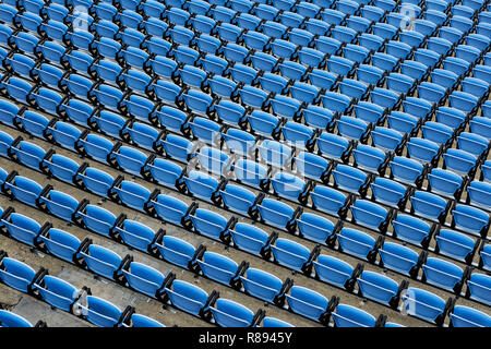 Empty stadium seating. Stock Photo