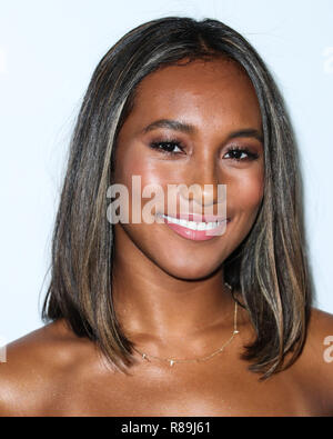 LOS ANGELES, CA, USA - SEPTEMBER 27: Actress Sydney Park wearing a Cavanagh Baker dress arrives at the Los Angeles Premiere Of AMC's 'The Walking Dead' Season 9 held at the Directors Guild of America Theater Complex on September 27, 2018 in Los Angeles, California, United States. (Photo by Xavier Collin/Image Press Agency) Stock Photo