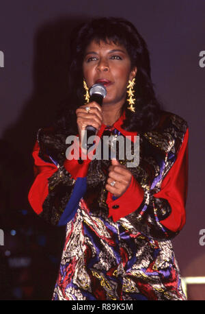 Natalie Cole Special performance at the 1991 NATPE Conference held at ...