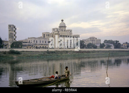 Chattar Manzil or Umbrella Palace at bank of Gomti river, Lucknow, Uttar Pradesh, India Stock Photo