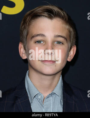 HOLLYWOOD, LOS ANGELES, CA, USA - SEPTEMBER 25: Parker Bates at the Los Angeles Premiere of NBC's 'This Is Us' Season 3 held at Paramount Studios on September 25, 2018 in Hollywood, Los Angeles, California, United States. (Photo by Xavier Collin/Image Press Agency) Stock Photo