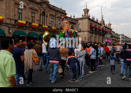 5.05.2017 Cinco de Mayo Parade in Morelia, Mexico Stock Photo