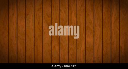 Dark realistic wooden boards with texture Stock Vector