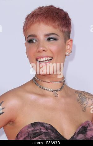 Ashley Nicolette Frangipane aka Halsey, arrives at Heathrow Airport