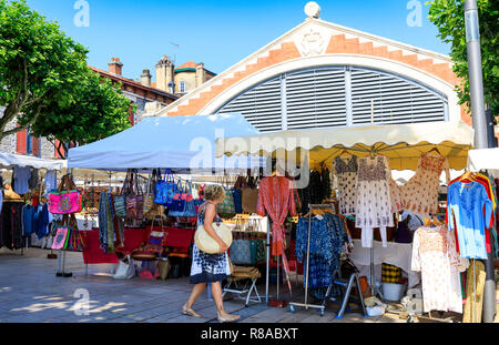 Biarritz Market, France Stock Photo