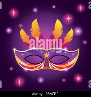 Mari gras mask Stock Vector