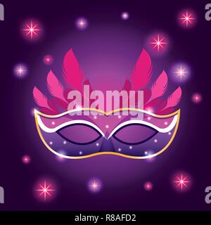 Mari gras mask Stock Vector