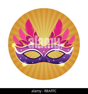 Mari gras mask Stock Vector