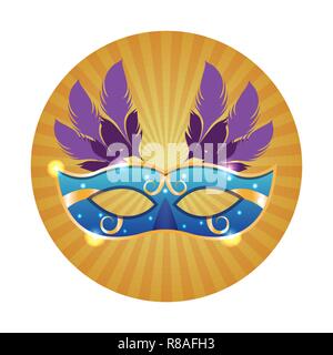 Mari gras mask Stock Vector