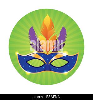 Mari gras mask Stock Vector