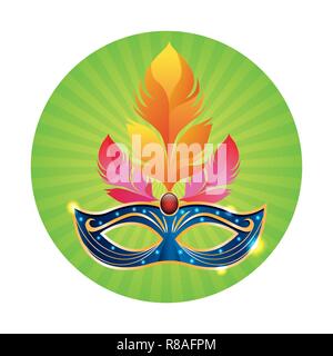 Mari gras mask Stock Vector