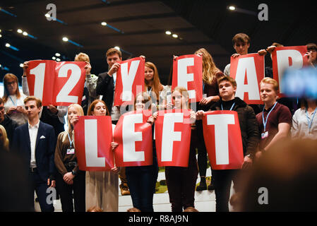 Katowice, Poland. 14th Dec, 2018. Polish students are seen holding placards during the protest at the UN COP24 Climate Change conference.Polish students stage a protest in solidarity with a Swedish 15-year-old Greta Thunberg, A climate activist who was protesting outside the Sweden's parliament refusing to attend school and calling on politicians to take climate issues seriously. Credit: Omar Marques/SOPA Images/ZUMA Wire/Alamy Live News Stock Photo