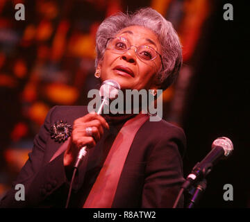 Jan 12, 2007; New York, NY, USA; Vocalist NANCY WILSON performs at the concert for 2007 NEA (National Endowment for the Arts) honorees held during the 34th Annual IAJE (International Association For Jazz Education) held at Hilton Hotel Credit: Nancy Kaszerman/ZUMAPRESS.com/Alamy Live News Stock Photo