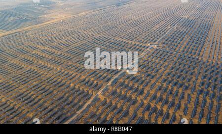 181215 Erdos Dec 15 2018 Xinhua Aerial Photo Taken On