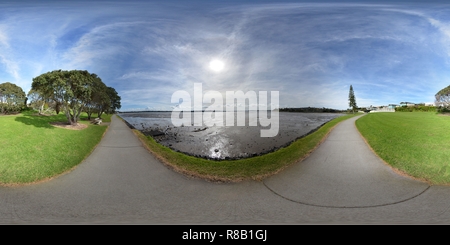 360 degree panoramic view of Farm Cove, Auckland, New Zealand