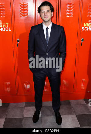 LOS ANGELES CA USA SEPTEMBER 24 Actor Ben Schwartz wearing Aldo shoes arrives at the Los Angeles Premiere Of Universal Pictures Night School held at Regal Cinemas L.A. LIVE Stadium 14 on September 24 ...