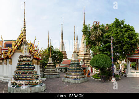 Phra Chedi Rai, Wat Pho, Bangkok, Thailand Stock Photo