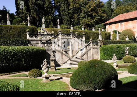 Italy, Lombardy, Lecco, Olgiate Molgora, Somma Picenardi villa in 17th century Barocchetto Lombardo style with English garden and Italian style Stock Photo