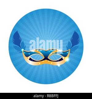 Mari gras mask Stock Vector