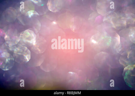 Abstract image of light flare bohek made with lens blur effect Stock Photo