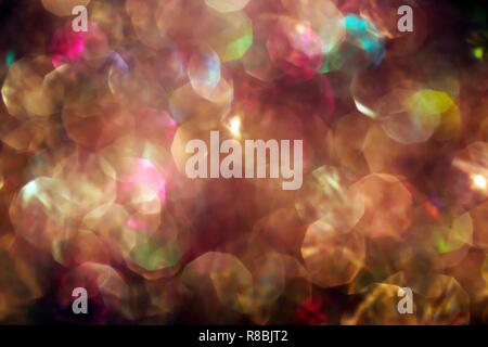 Abstract image of light flare bohek made with lens blur effect Stock Photo