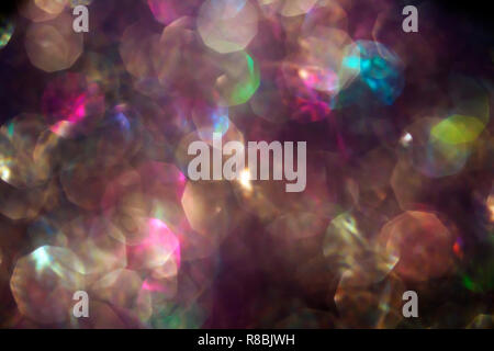 Abstract image of light flare bohek made with lens blur effect Stock Photo