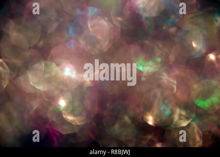 Abstract image of light flare bohek made with lens blur effect Stock Photo