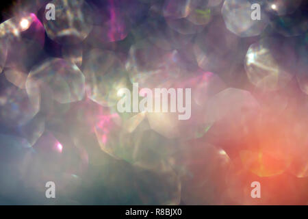 Abstract image of light flare bohek made with lens blur effect Stock Photo