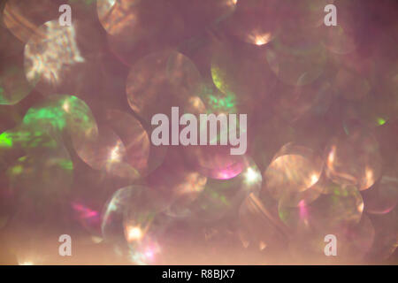 Abstract image of light flare bohek made with lens blur effect Stock Photo