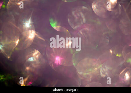 Abstract image of light flare bohek made with lens blur effect Stock Photo