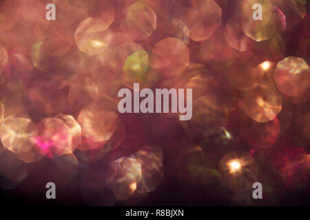 Abstract image of light flare bohek made with lens blur effect Stock Photo